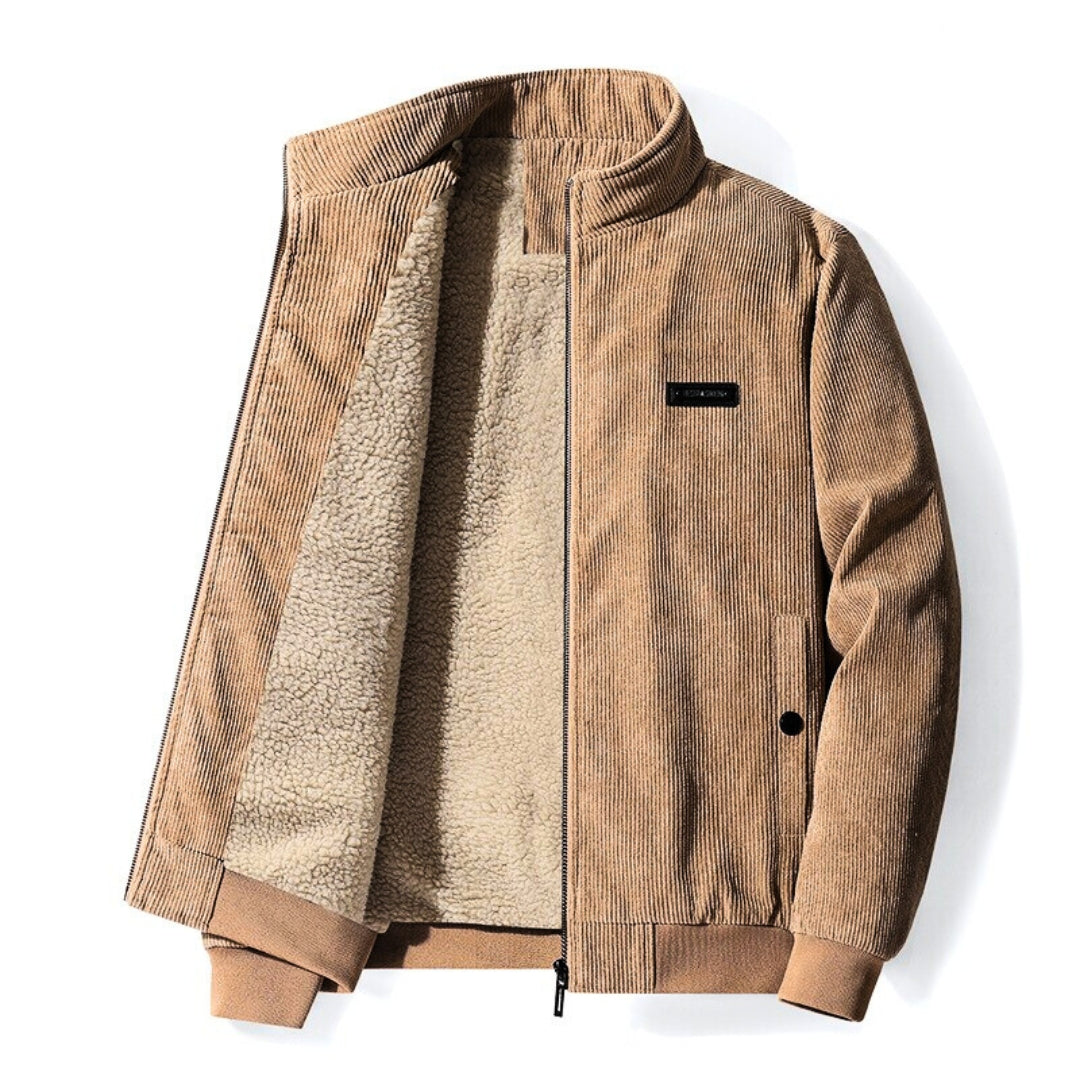 Connor™ | Giacca in corduroy foderata in Sherpa