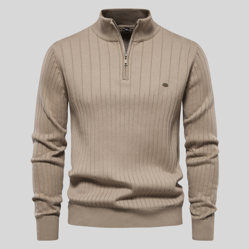 Lucas | Maglione a Costine Fit Muscolare