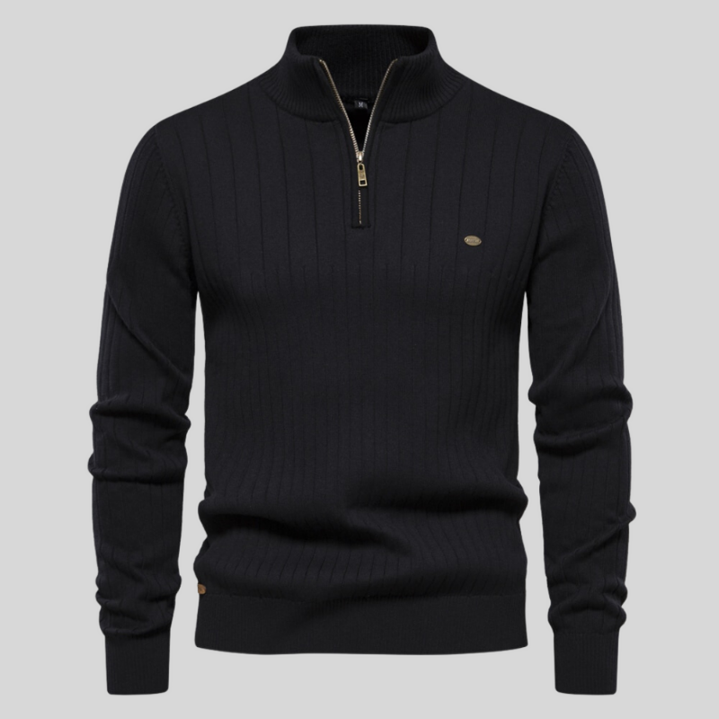 Lucas | Maglione a Costine Fit Muscolare