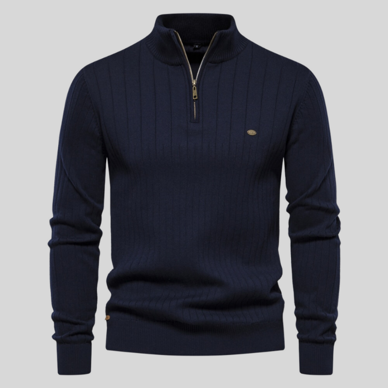 Lucas | Maglione a Costine Fit Muscolare