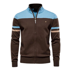 Kieran | Cardigan con Zip a Maniche Lunghe