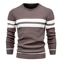 Lenan | Maglione a Righe Lavorato a Maglia
