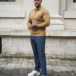 Henry | Maglione in Mistura di Lana con Motivo Verticale