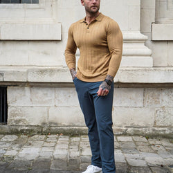 Henry | Maglione in Mistura di Lana con Motivo Verticale