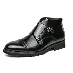 Darell | Stivali in pelle a doppio monk con cinturini