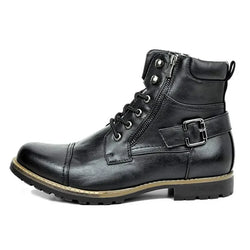 Damon | Stivali stringati in pelle