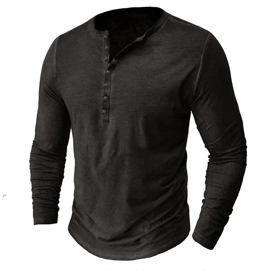 Thomas Harding | Camicia Henley a Manica Lunga