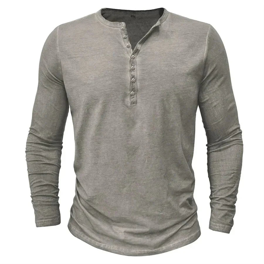 Thomas Harding | Camicia Henley a Manica Lunga