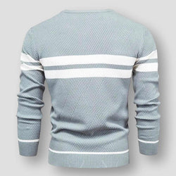 Lenan | Maglione a Righe Lavorato a Maglia