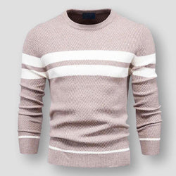 Lenan | Maglione a Righe Lavorato a Maglia