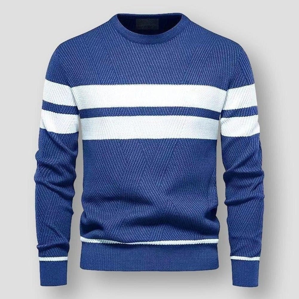 Lenan | Maglione a Righe Lavorato a Maglia