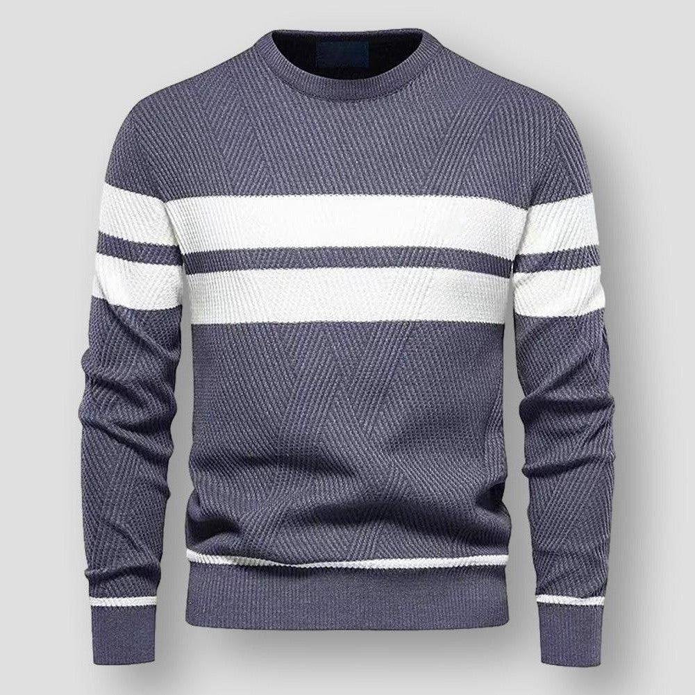 Lenan | Maglione a Righe Lavorato a Maglia