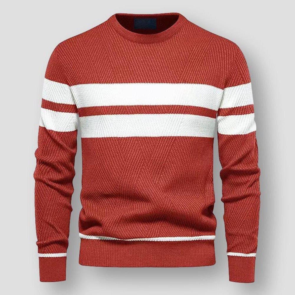 Lenan | Maglione a Righe Lavorato a Maglia