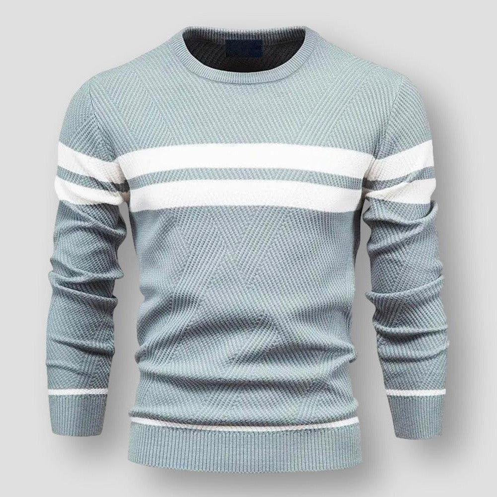 Lenan | Maglione a Righe Lavorato a Maglia