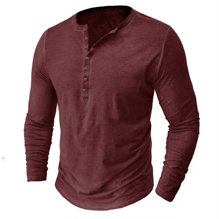 Thomas Harding | Camicia Henley a Manica Lunga