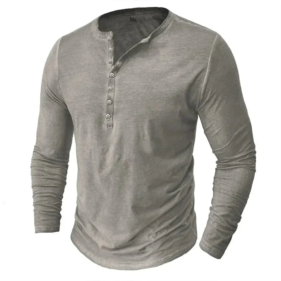 Thomas Harding | Camicia Henley a Manica Lunga
