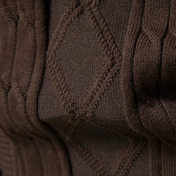 Rowan | Cardigan con Collo Rolled a Maglia