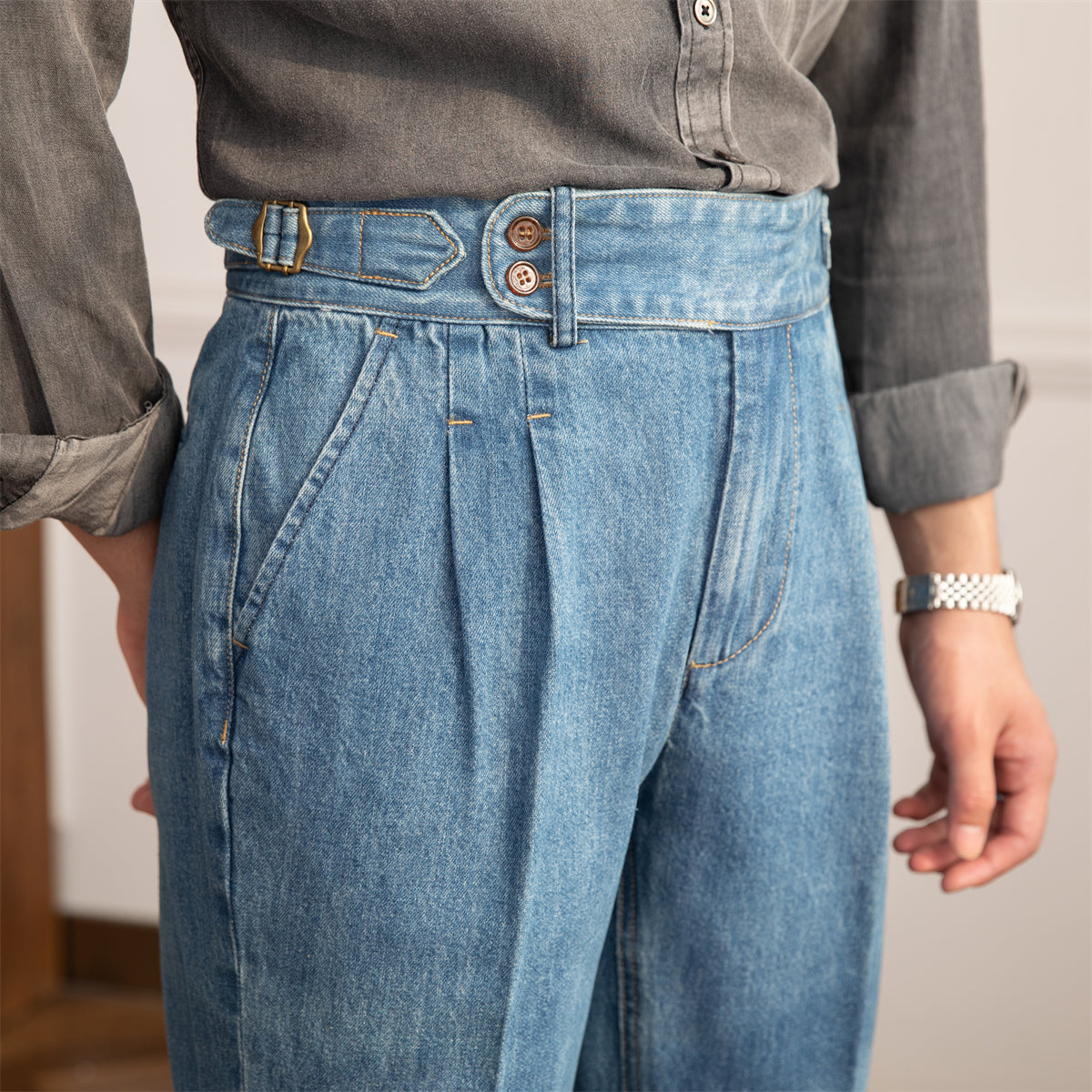 Pantaloni in Denim Garcia