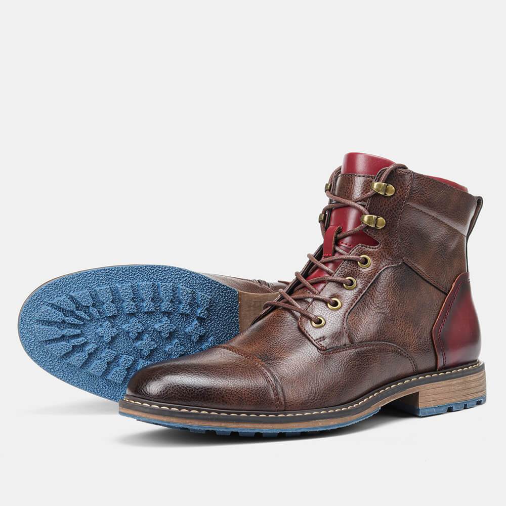 Aaron | Stivali Oxford in pelle premium fatti a mano