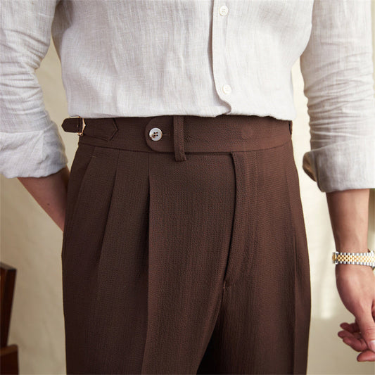 Pantaloni Sesto in Seersucker