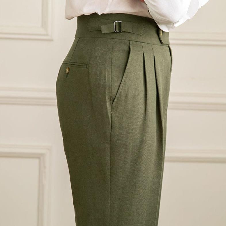 Pantaloni in Lino Santo