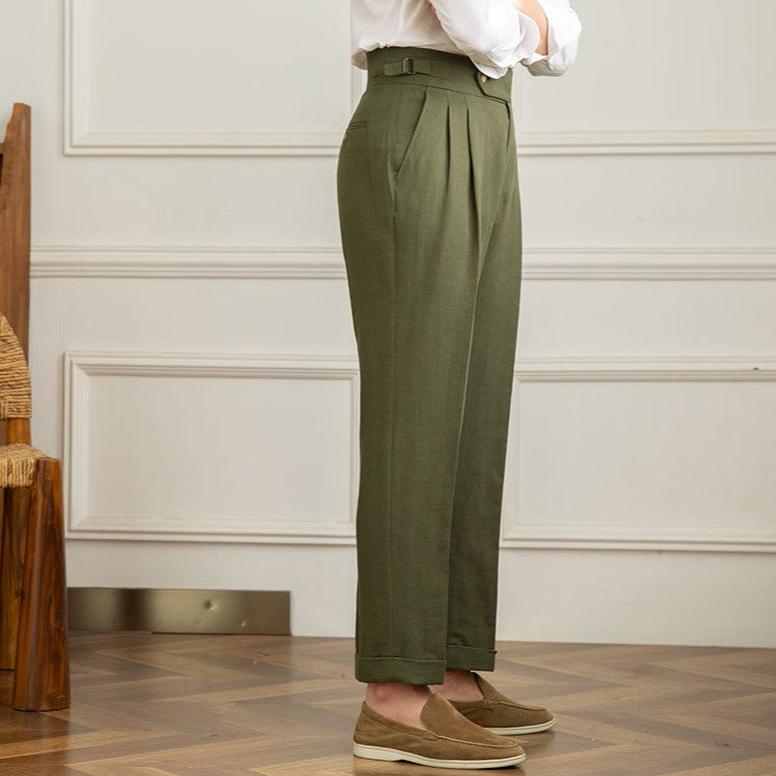 Pantaloni in Lino Santo