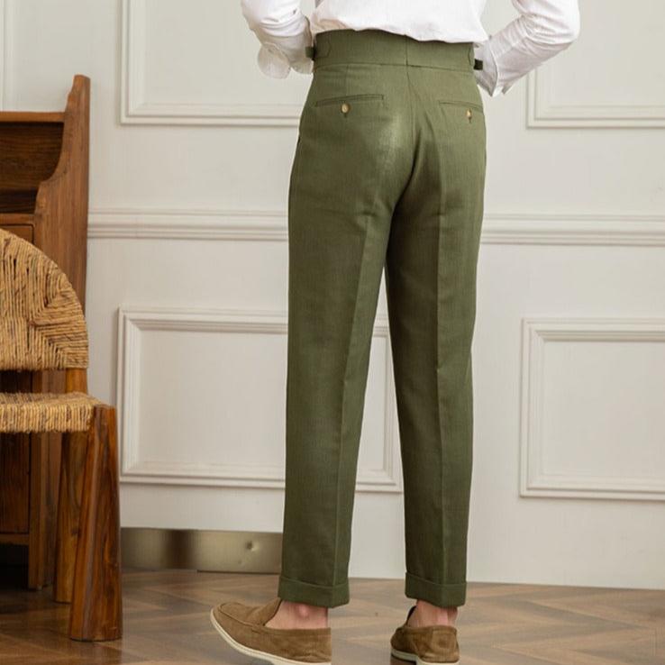 Pantaloni in Lino Santo