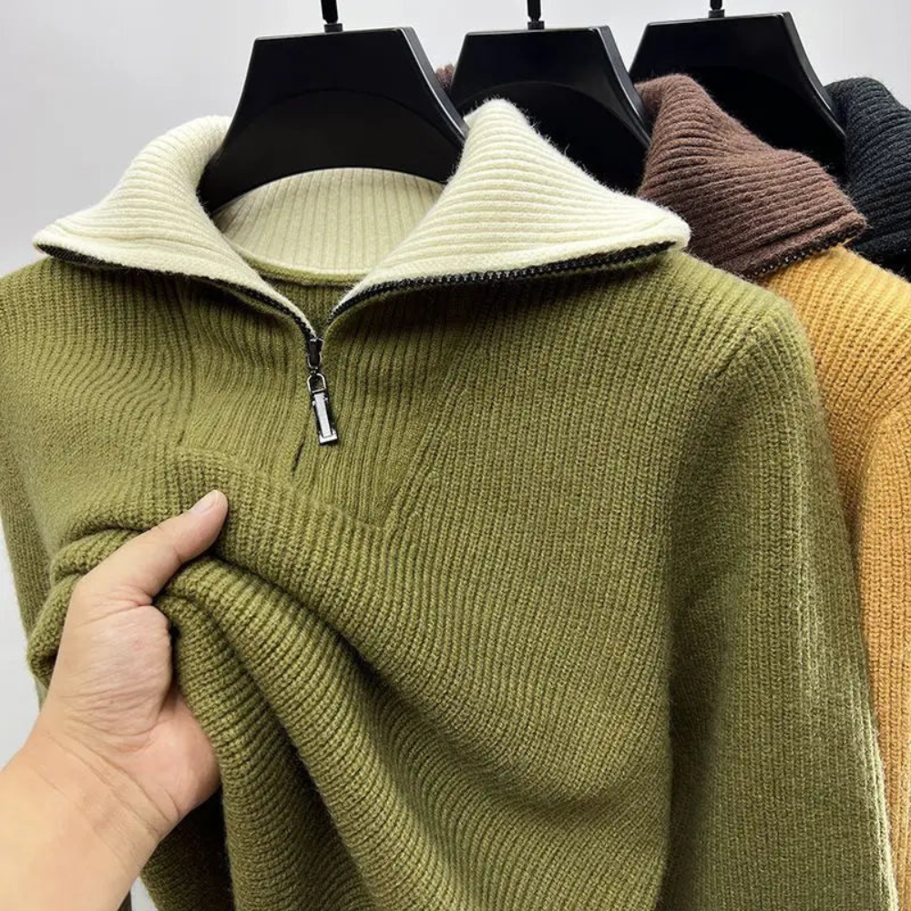 Dominic | Atlas High Neck Quarter Zip