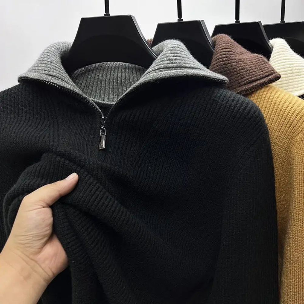 Dominic | Atlas High Neck Quarter Zip
