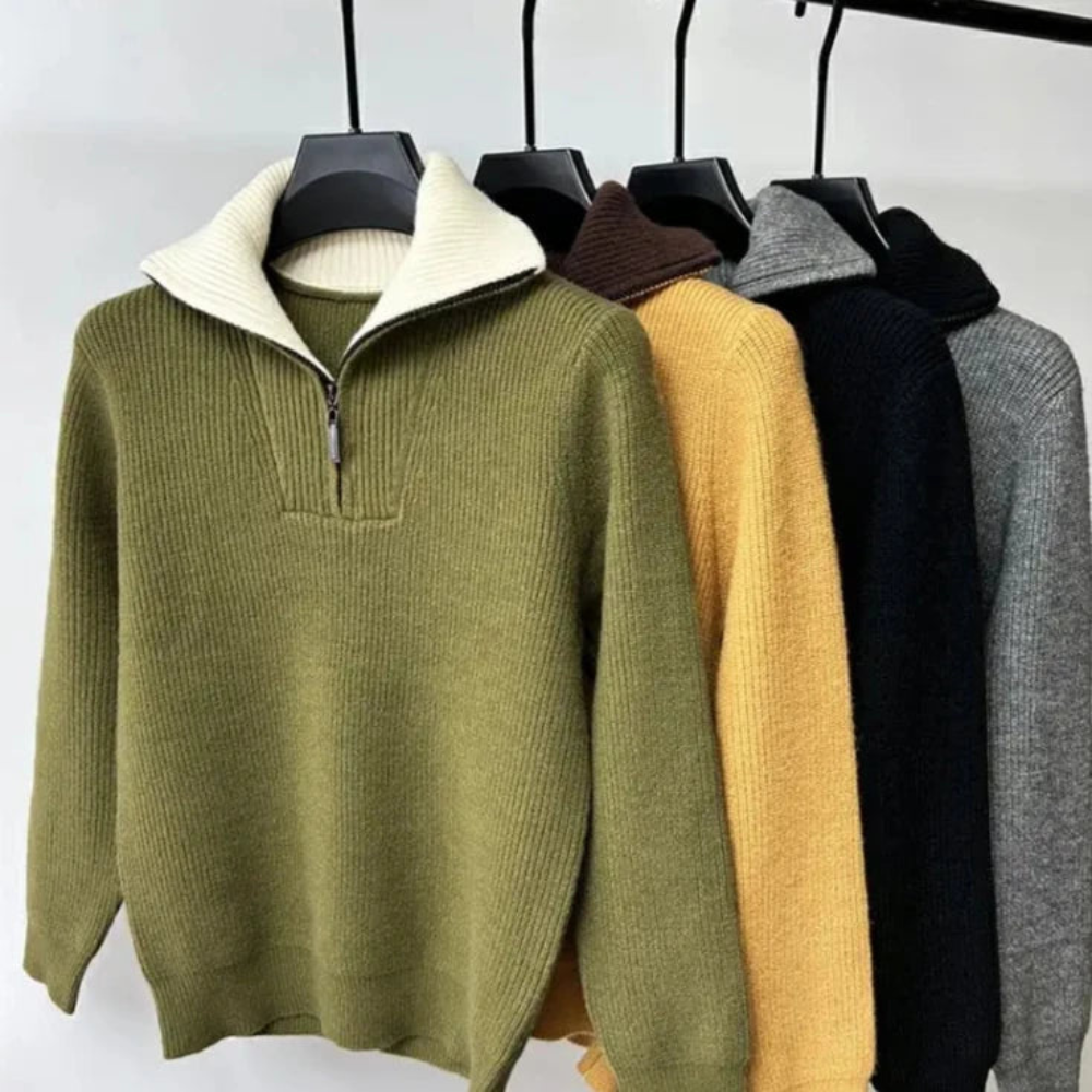 Dominic | Atlas High Neck Quarter Zip