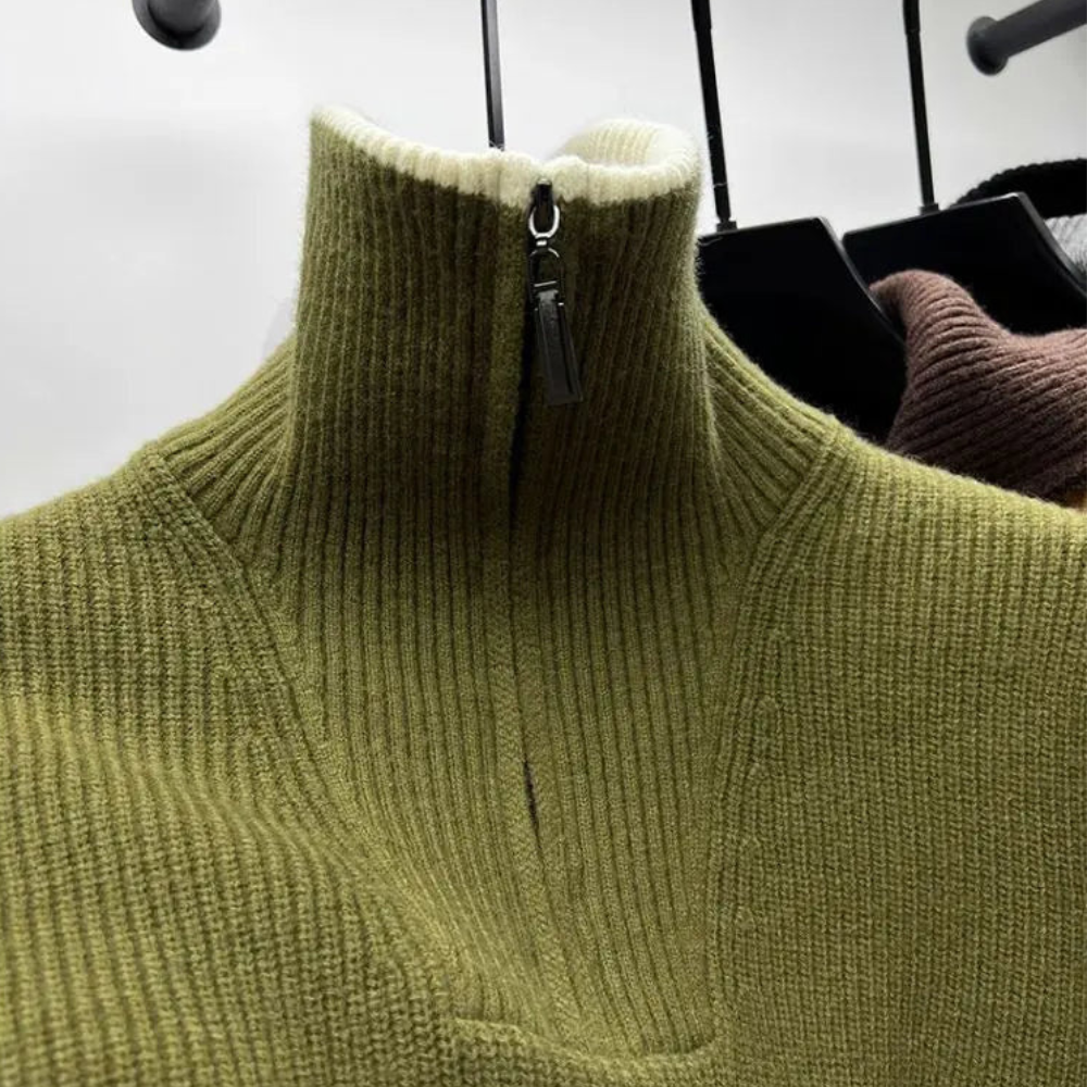 Dominic | Atlas High Neck Quarter Zip