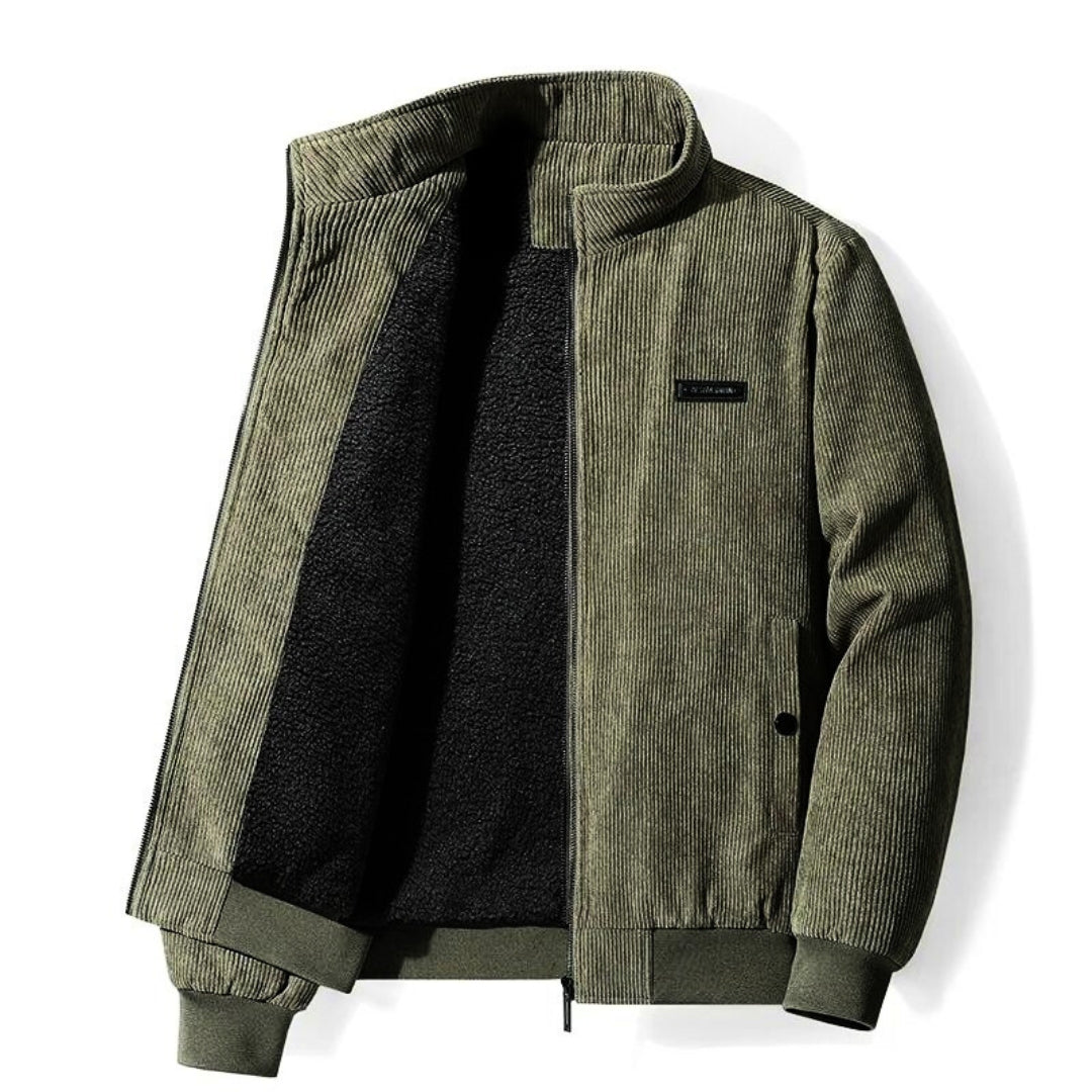 Connor™ | Giacca in corduroy foderata in Sherpa