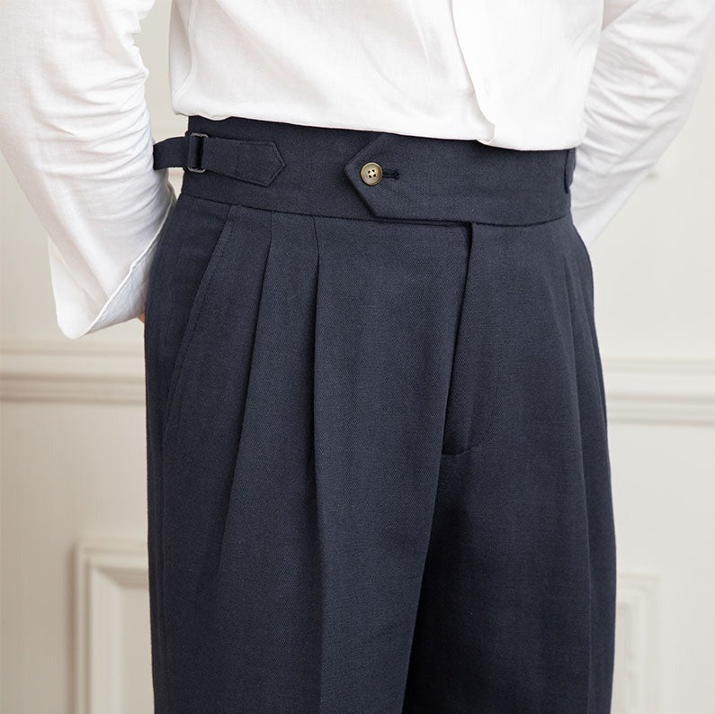 Pantaloni in Lino Santo