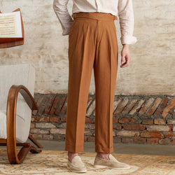 Pantaloni in Lino Ariano