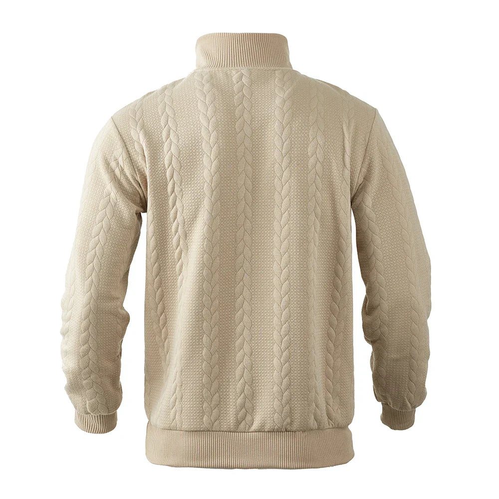 Ethan | Felpa Premium con Zip a Quarto