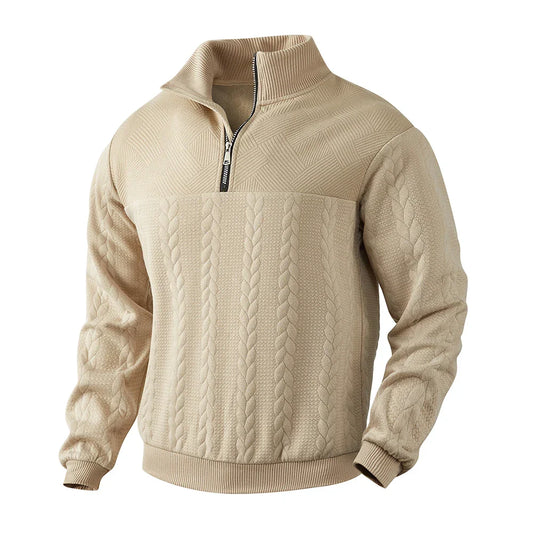 Ethan | Felpa Premium con Zip a Quarto