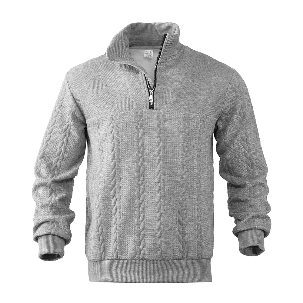 Ethan | Felpa Premium con Zip a Quarto